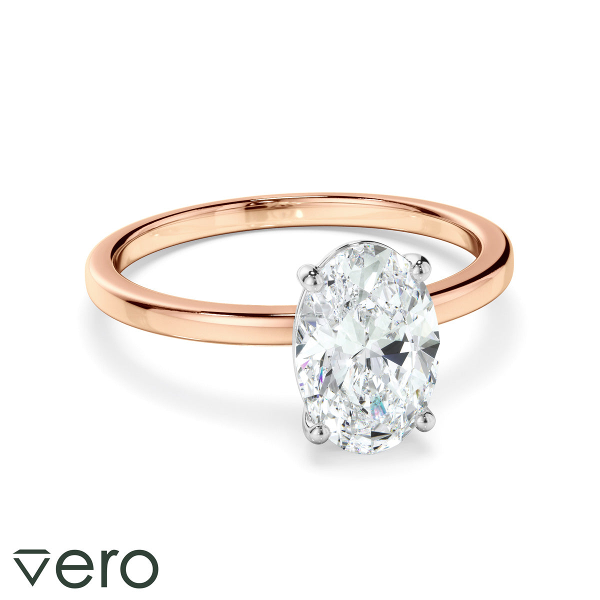 1ct oval engagement deals ring